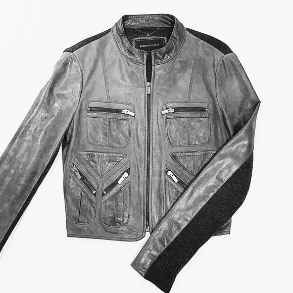 BCBGMaxAzria Jackets & Blazers - BCBGMaxAzria Leather Jacket